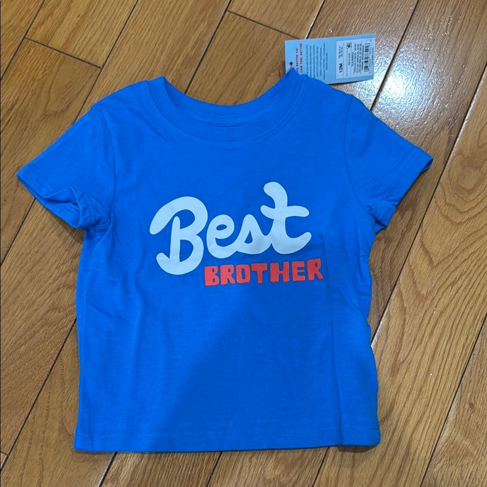 Best Brother Kids Blue T-Shirt